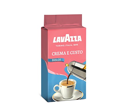 Lavazza Caffè Macinato Crema e Gusto Dolce - 5 confezioni da 500 grammi  [2.5 Kg] - Miglior Prezzo